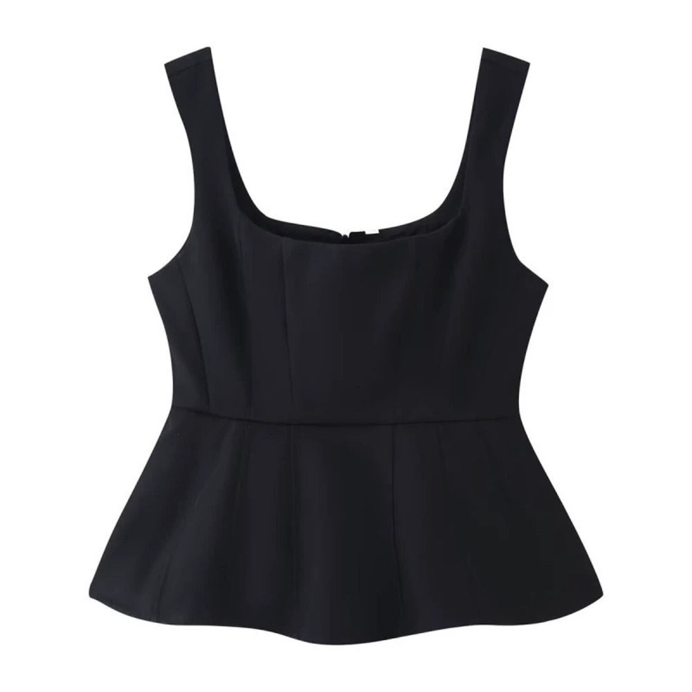 ZARA Chic Skirted Camisole Top